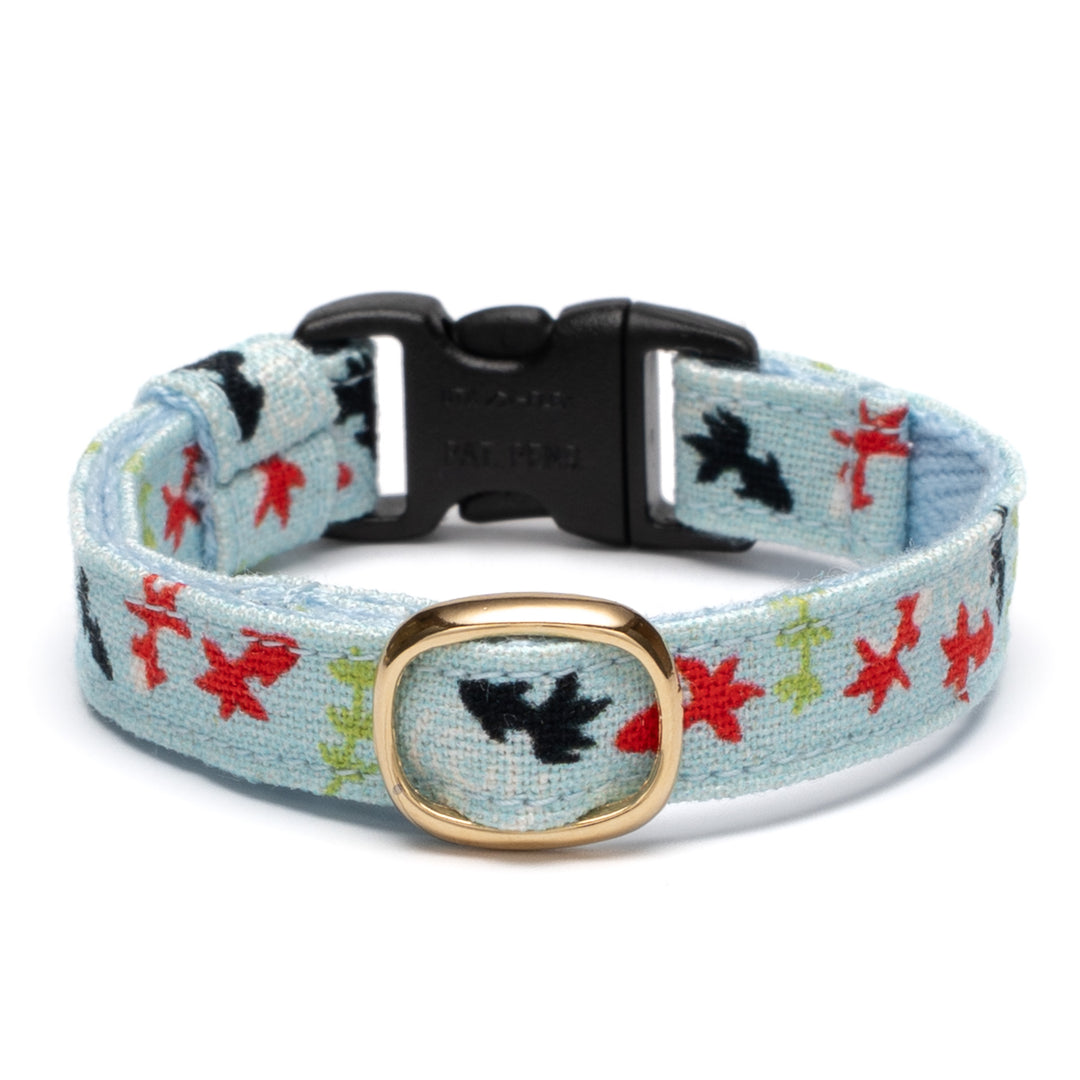 グラフィック猫首輪 夏の和柄 金魚【限定モデル】
