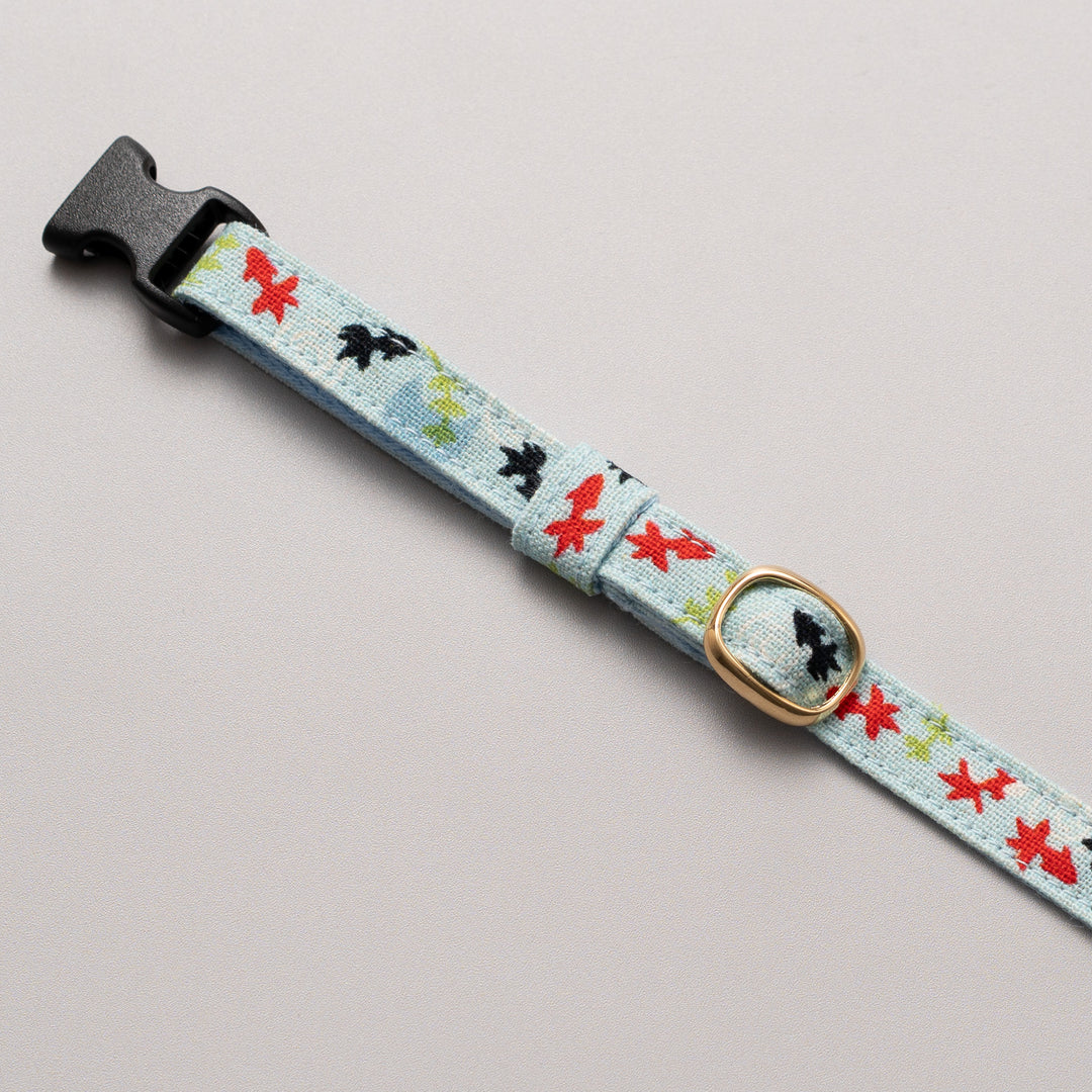 グラフィック猫首輪 夏の和柄 金魚【限定モデル】