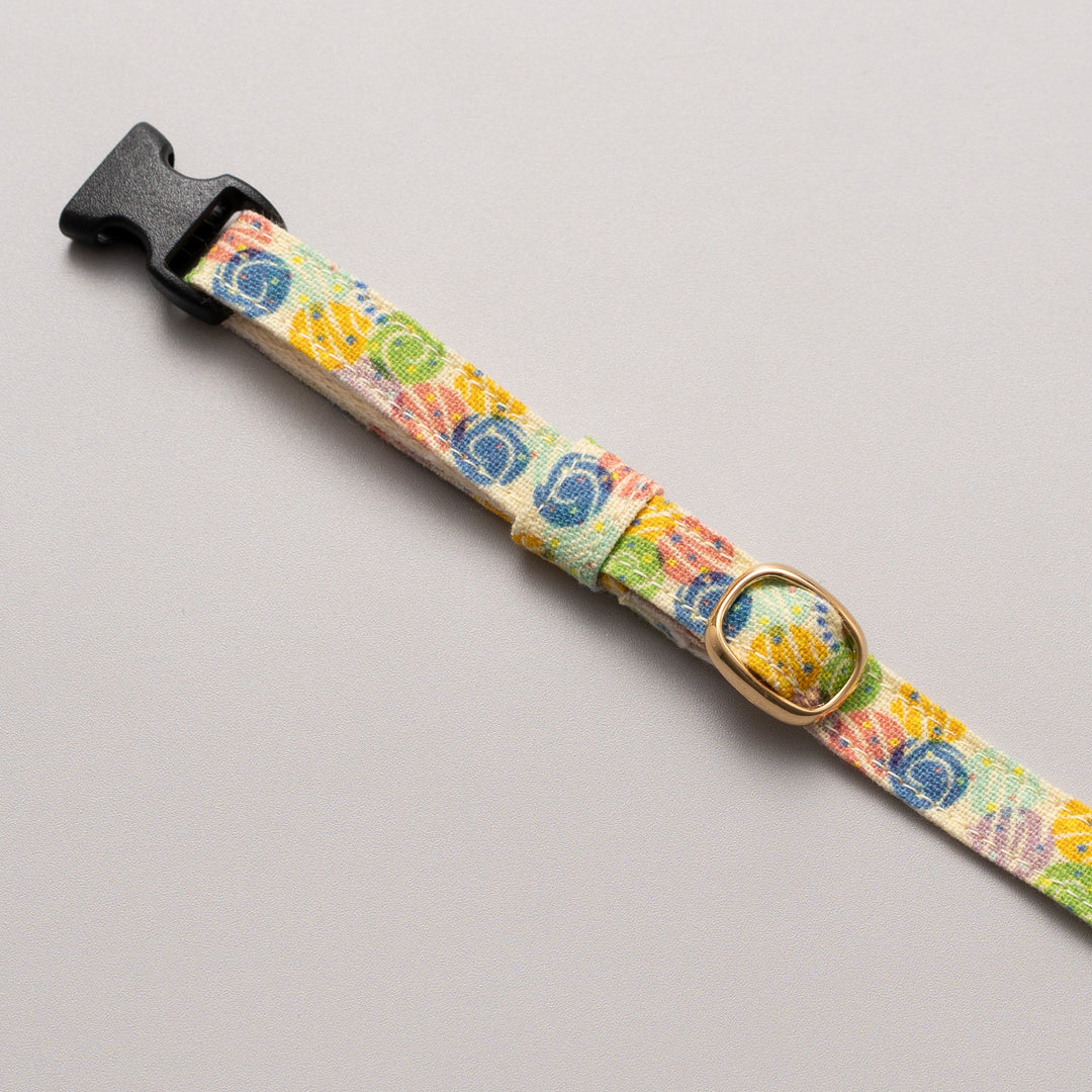 グラフィック猫首輪 夏の和柄 ヨーヨー【限定モデル】