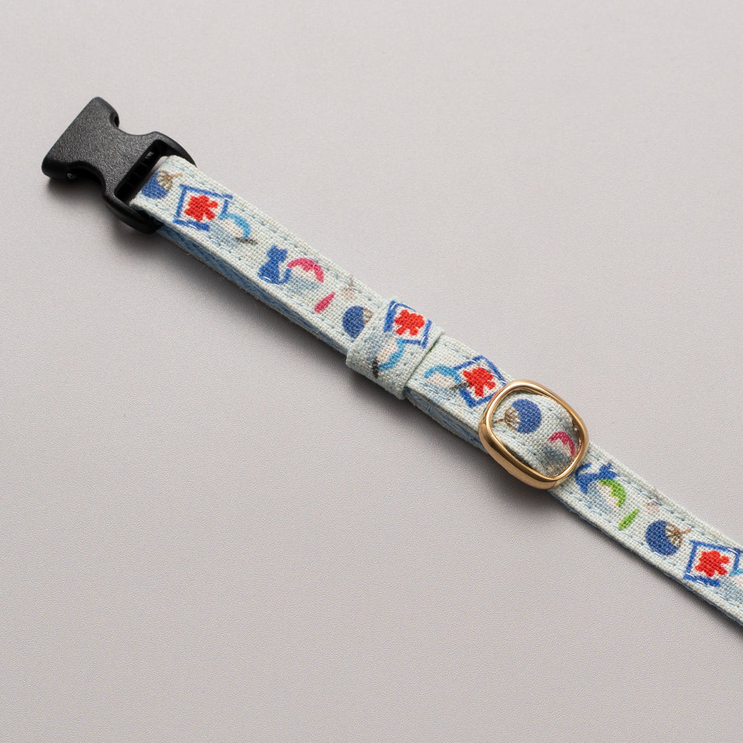 グラフィック猫首輪 夏の和柄 かき氷【限定モデル】