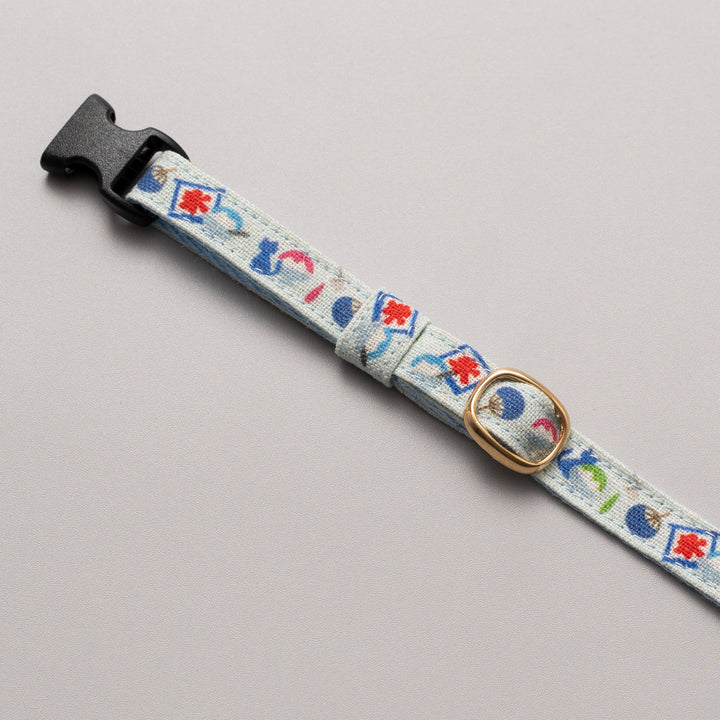 グラフィック猫首輪 夏の和柄 かき氷【限定モデル】