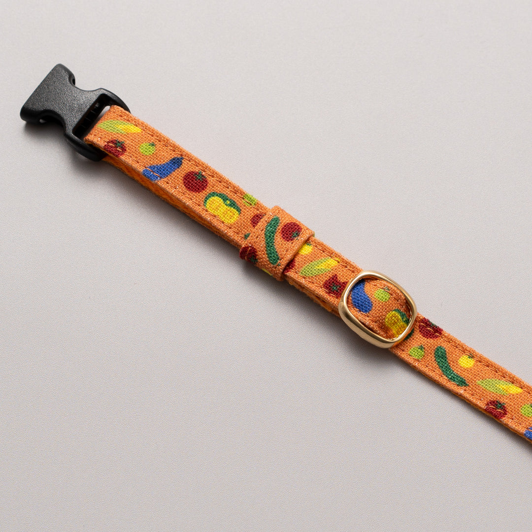 グラフィック猫首輪 夏の和柄 夏やさい【限定モデル】