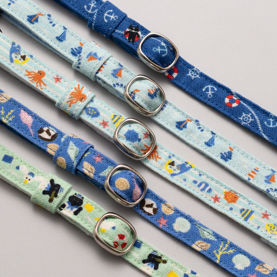 グラフィック猫首輪 マリン ヨット【限定モデル】