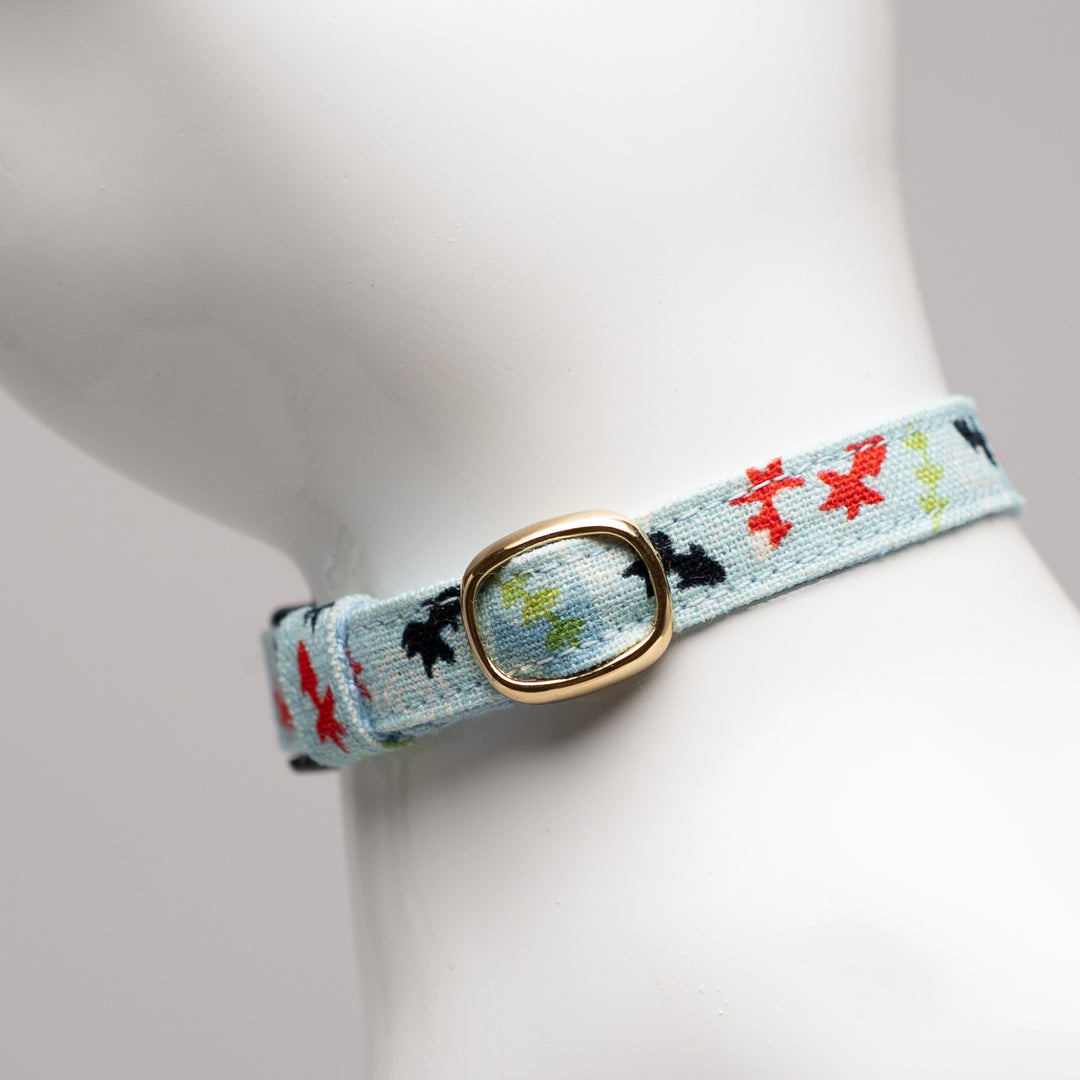 グラフィック猫首輪 夏の和柄 金魚【限定モデル】