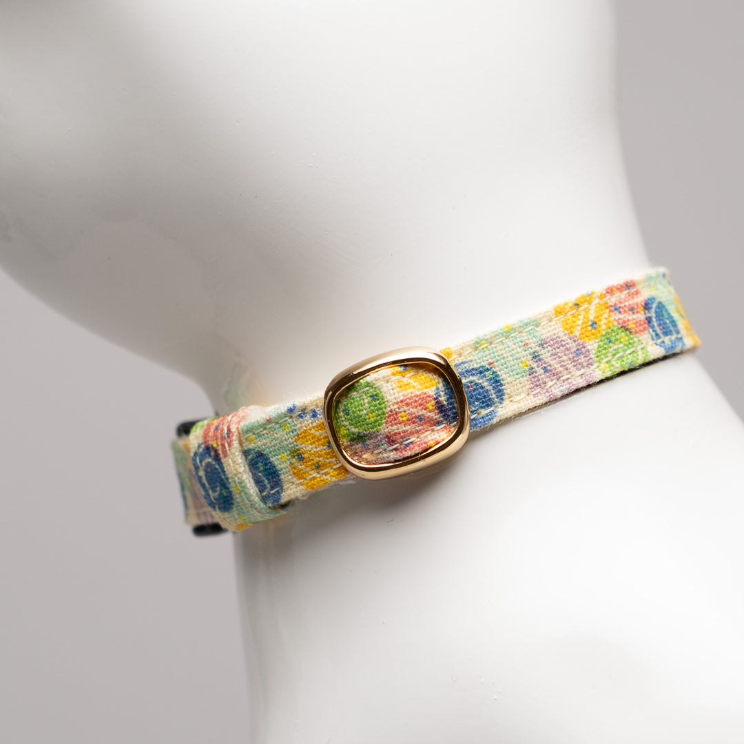 グラフィック猫首輪 夏の和柄 ヨーヨー【限定モデル】