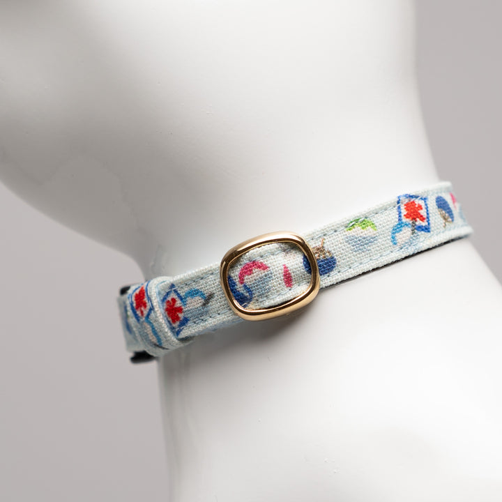 グラフィック猫首輪 夏の和柄 かき氷【限定モデル】