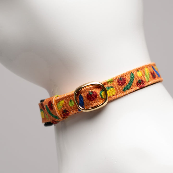 グラフィック猫首輪 夏の和柄 夏やさい【限定モデル】