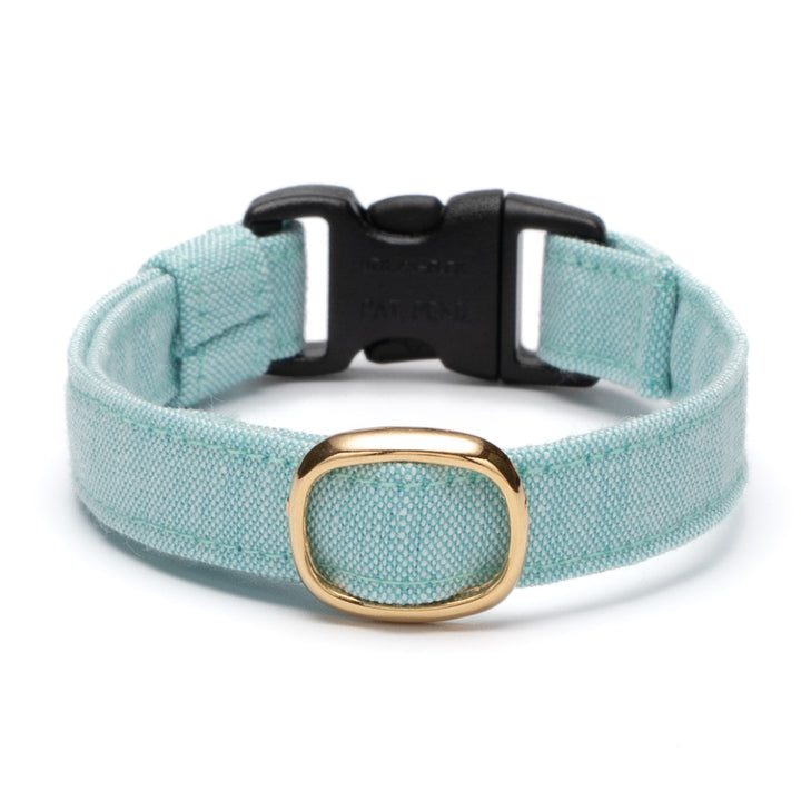 猫首輪 汚れに強い撥水撥油 ミントグリーン