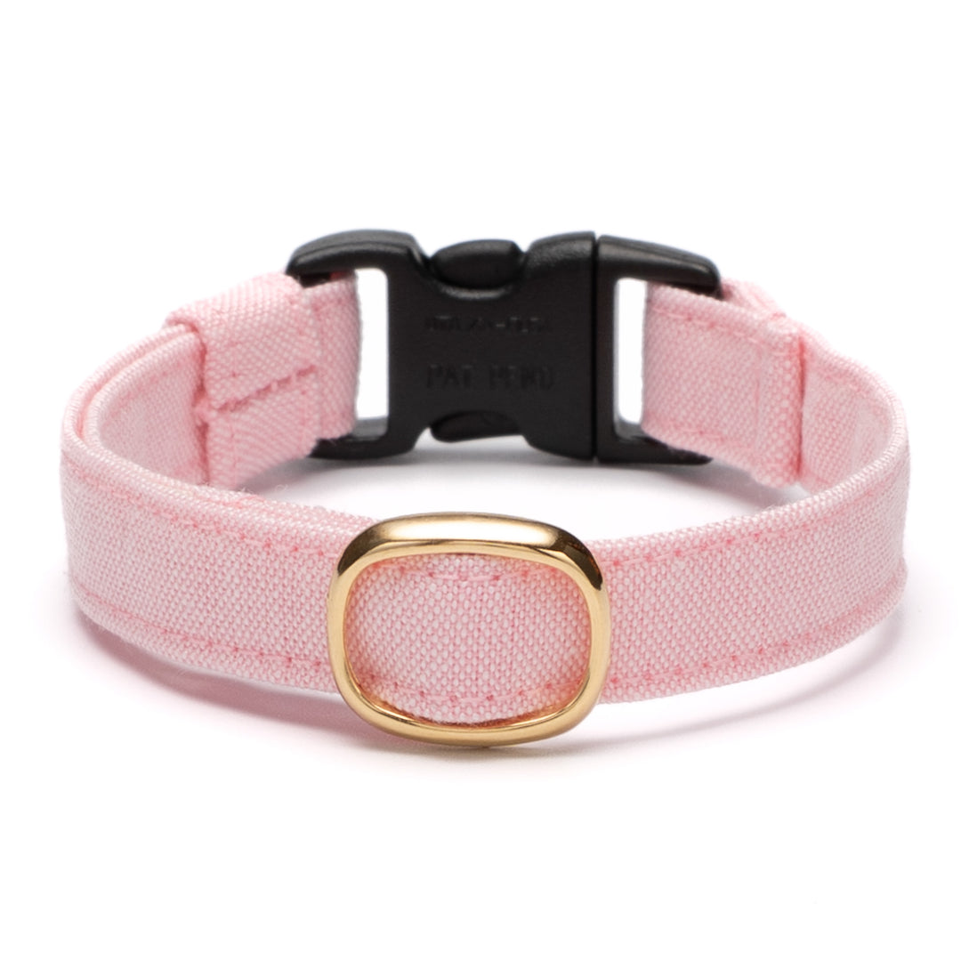 猫首輪 汚れに強い撥水撥油 ピンク