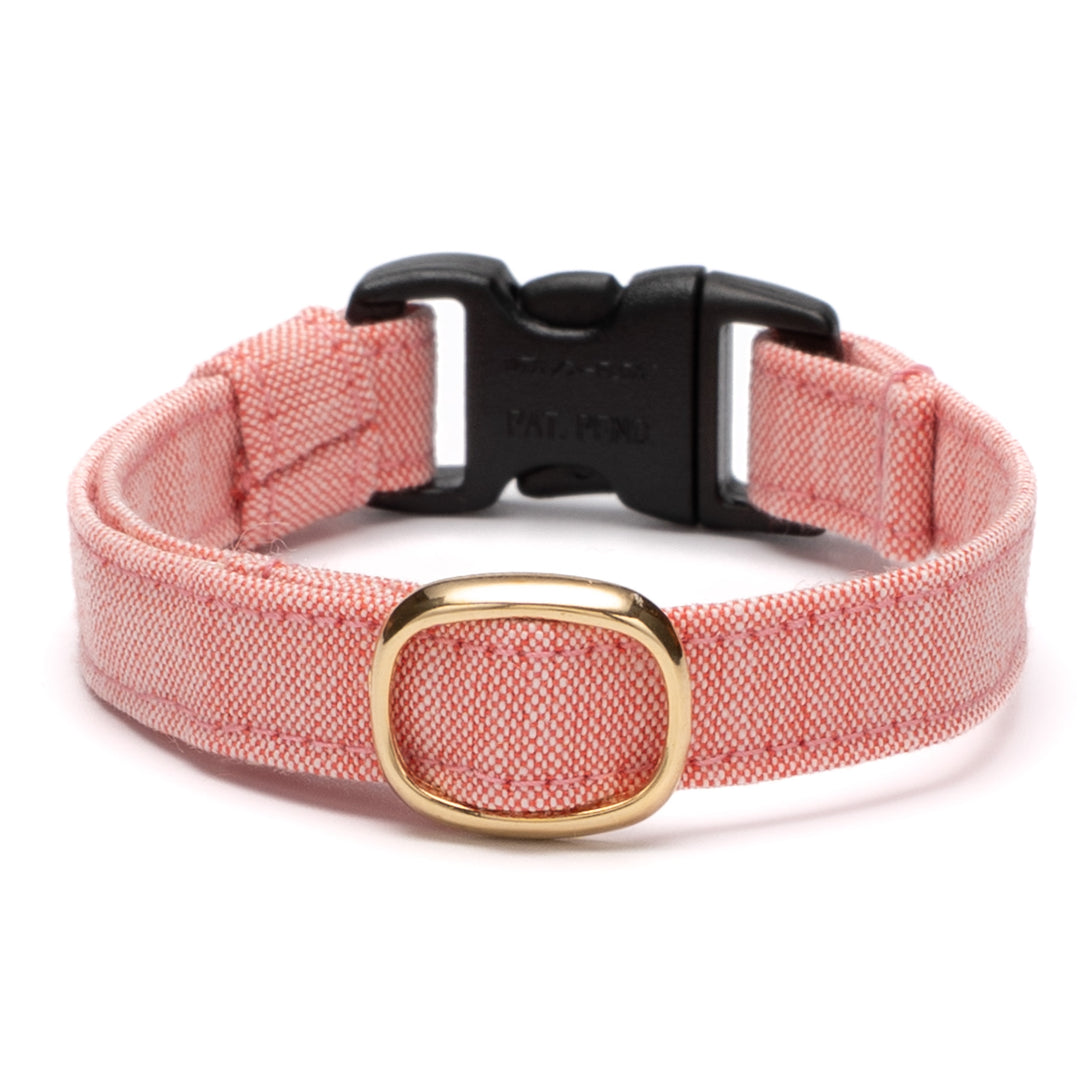 猫首輪 汚れに強い撥水撥油 トマトレッド