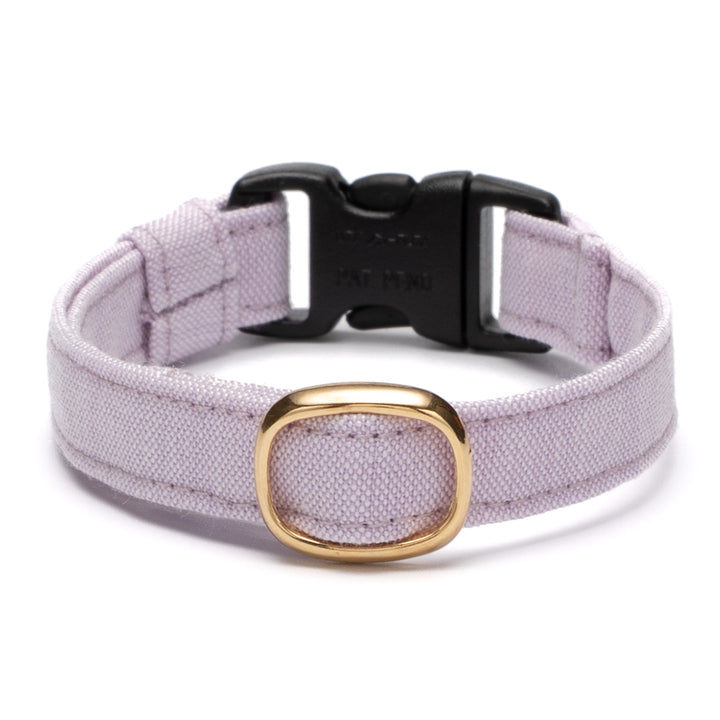 猫首輪 汚れに強い撥水撥油 ペールラベンダー