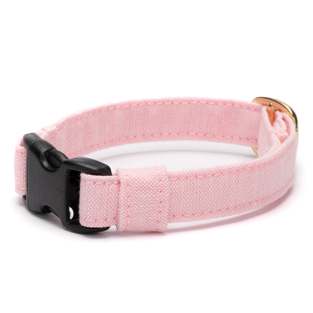猫首輪 汚れに強い撥水撥油 ピンク