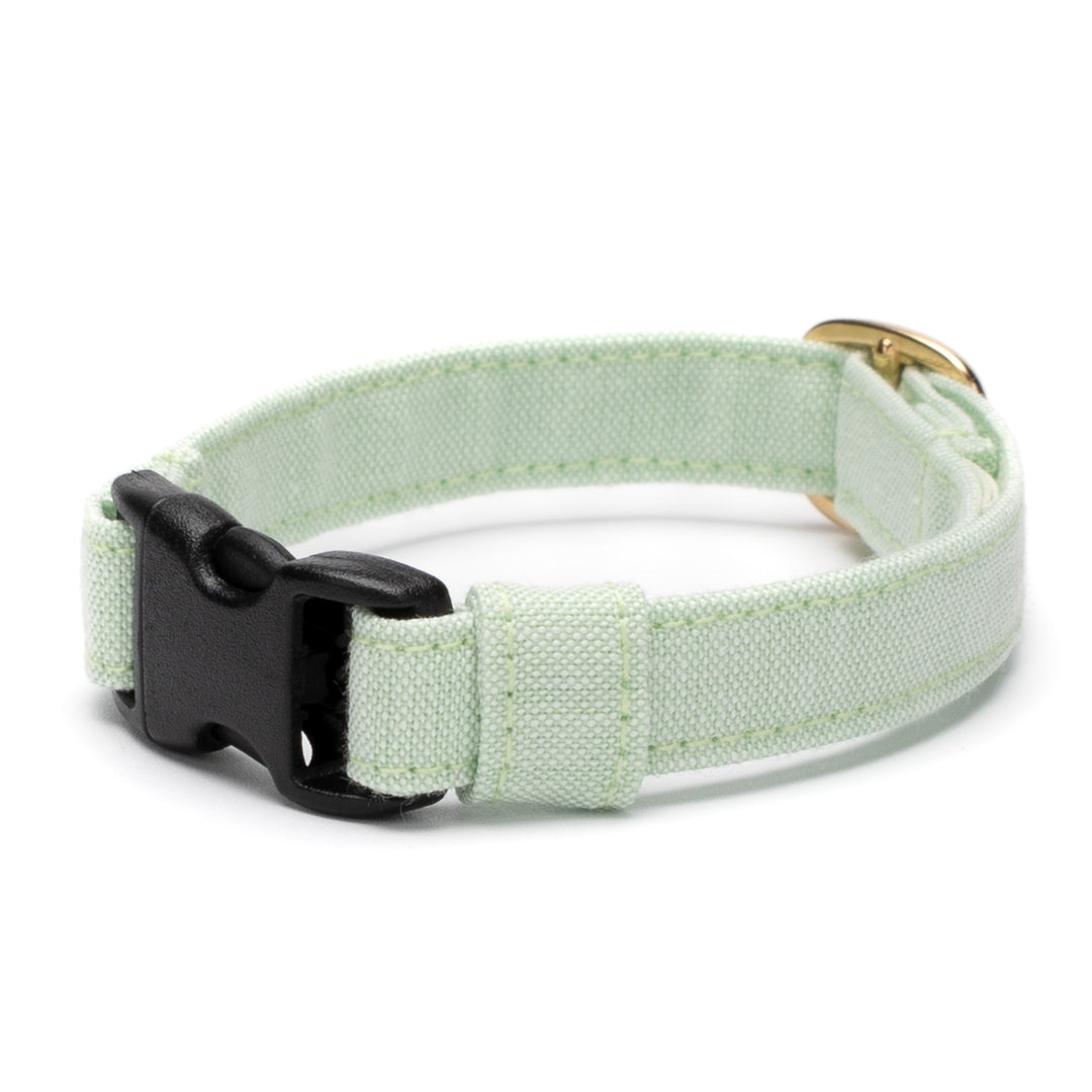 猫首輪 汚れに強い撥水撥油 スプリンググリーン