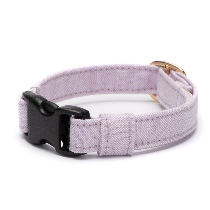 猫首輪 汚れに強い撥水撥油 ペールラベンダー