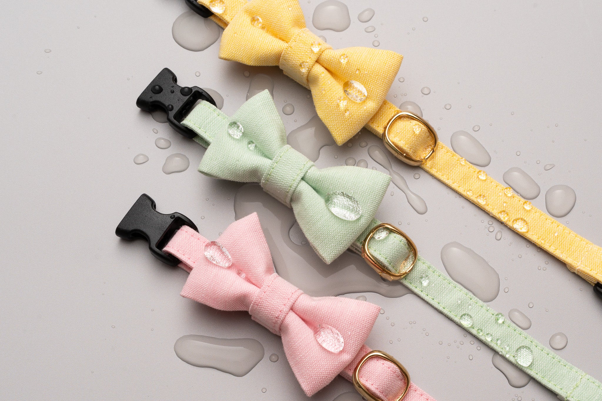 猫首輪 汚れに強い撥水撥油