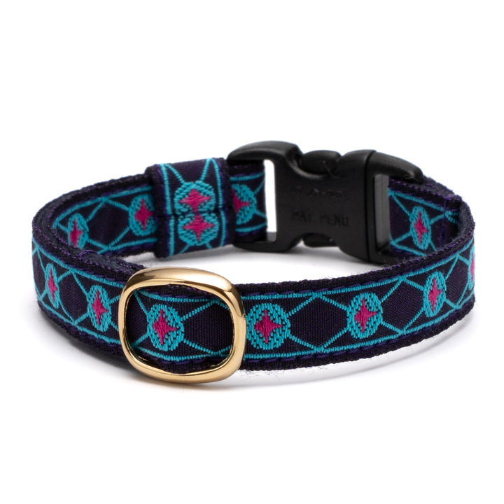チロル猫首輪 Kafka ダイヤ 10ネイビー