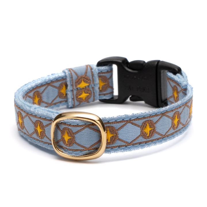 チロル猫首輪 Kafka ダイヤ 13ブルー