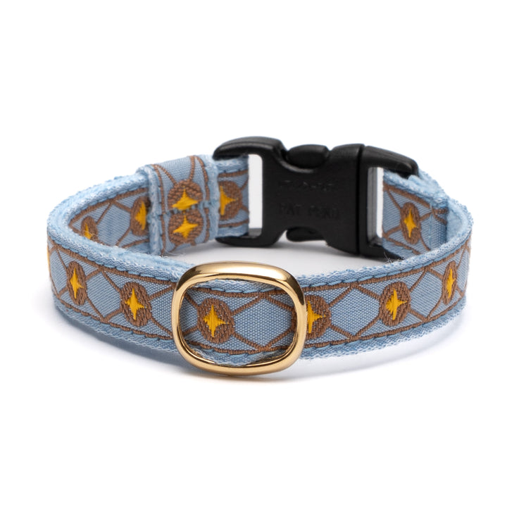 チロル猫首輪 Kafka ダイヤ 13ブルー