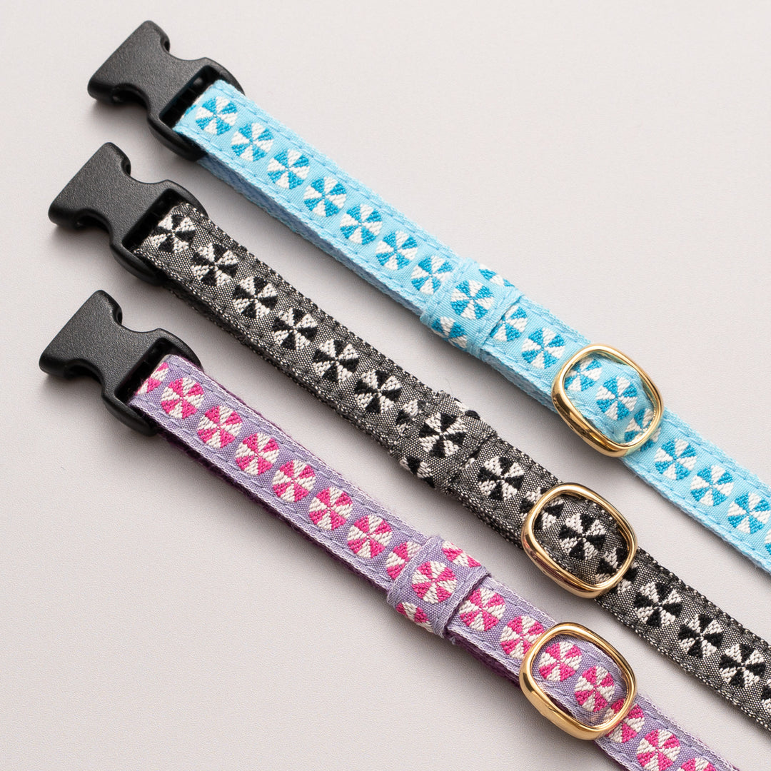 チロル猫首輪 Kafka バル 3ブルー