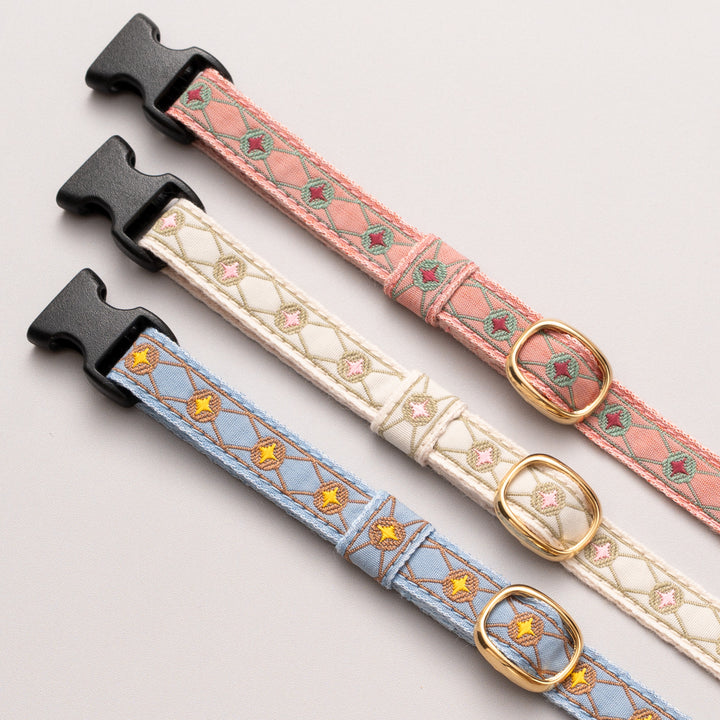 チロル猫首輪 Kafka ダイヤ 1ホワイト