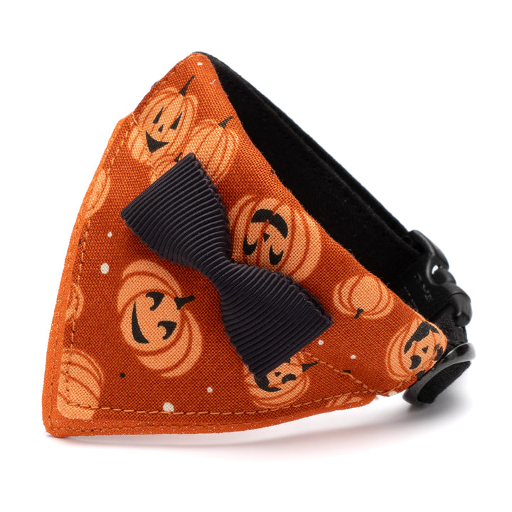 バンダナ付き猫首輪 ハロウィンパーティー ジャック・オー・ランタン/オレンジ