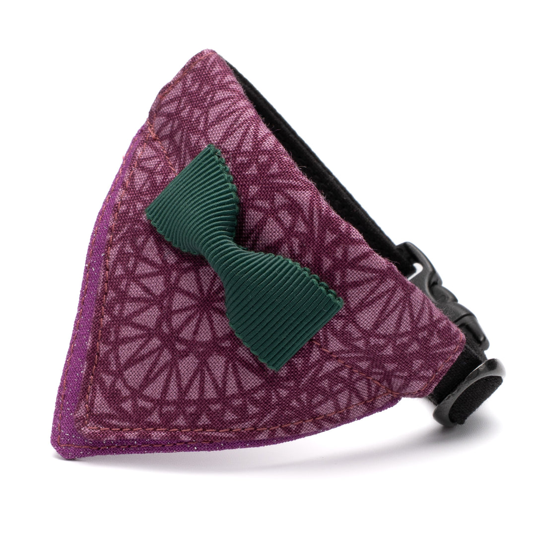 バンダナ付き猫首輪 ハロウィンパーティー ミステリアスナイト/パープル