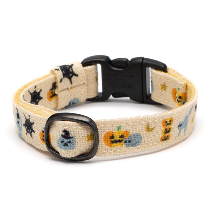 グラフィック猫首輪 猫とかぼちゃ ライトオレンジ【限定モデル】