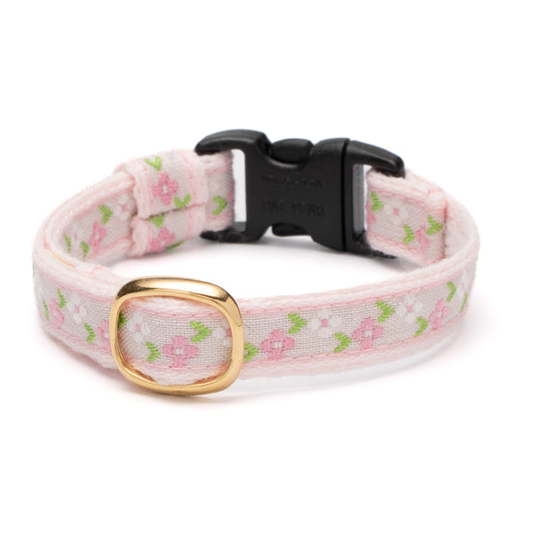 Tyrol Cat Collar, Fleuron Baby Pink Tyrol Cat Collar, Fleuron Baby Pink