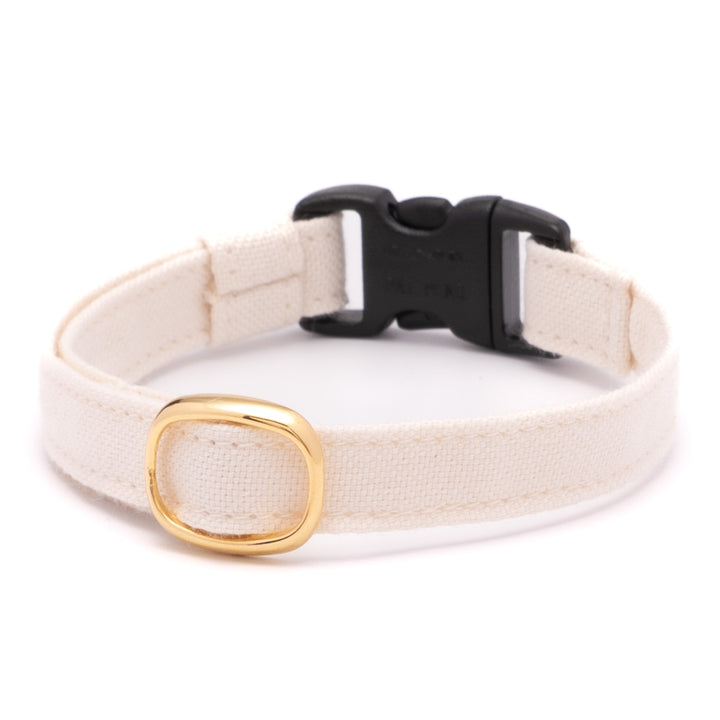 猫首輪 オールコットン 無着色