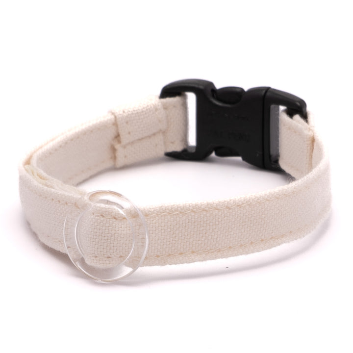 猫首輪 オールコットン・金属アレルギー対応 無着色