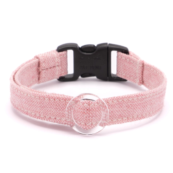 猫首輪 オールコットン・金属アレルギー対応 レッド