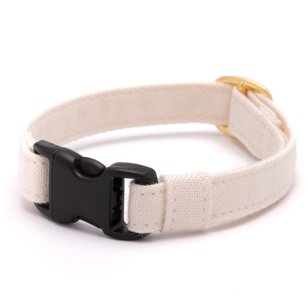 猫首輪 オールコットン 無着色