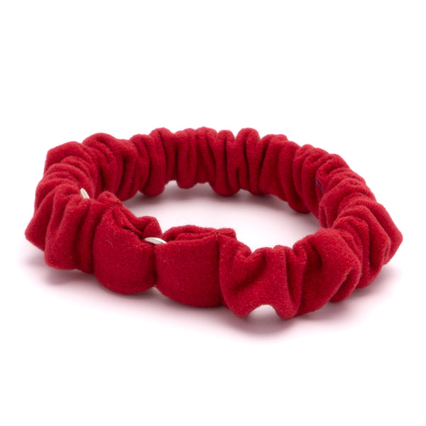 シュシュ猫首輪 ウルトラストレッチ 無地 レッド シュシュ猫首輪 ウルトラストレッチ 無地 レッド