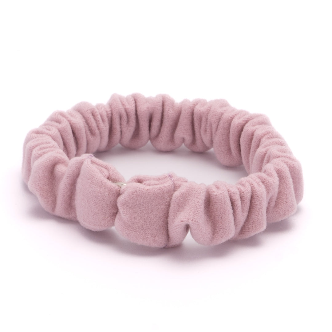 シュシュ猫首輪 ウルトラストレッチ 無地 ライトピンク