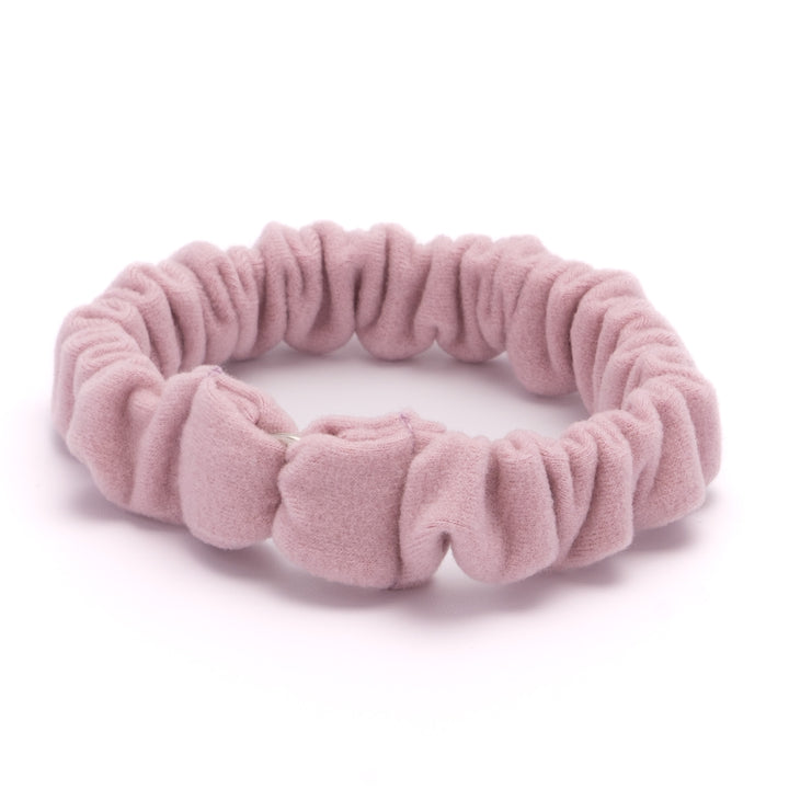 シュシュ猫首輪 ウルトラストレッチ 無地 ライトピンク