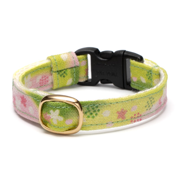 グラフィック猫首輪 SAKURAラテ 抹茶さくら【限定モデル】 グラフィック猫首輪 SAKURAラテ 抹茶さくら【限定モデル】