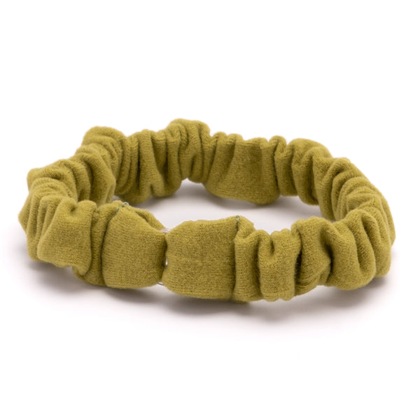 シュシュ猫首輪 ウルトラストレッチ 無地 グリーン シュシュ猫首輪 ウルトラストレッチ 無地 グリーン