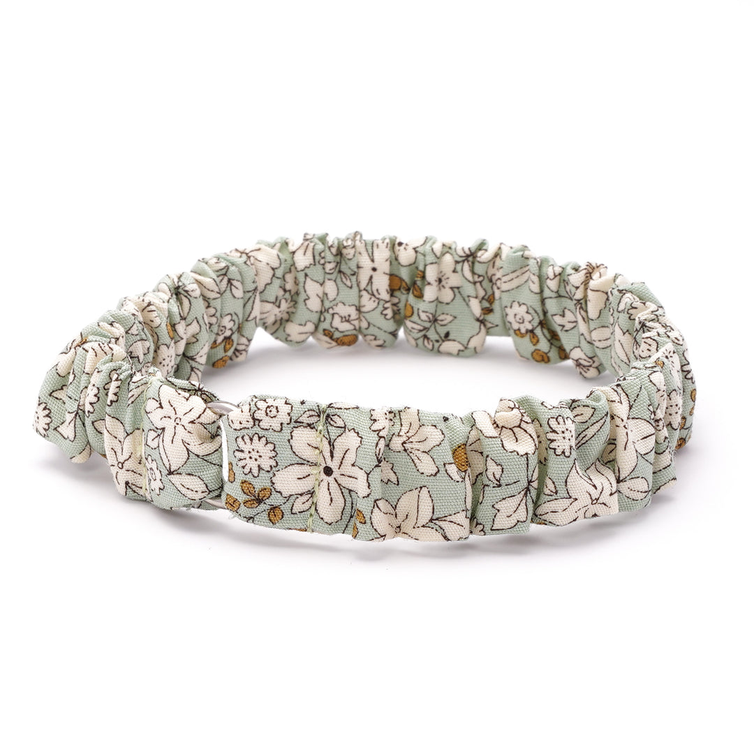 シュシュ猫首輪 シャン・ド・フルール ライトグリーン