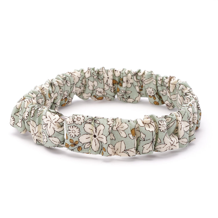 シュシュ猫首輪 シャン・ド・フルール ライトグリーン