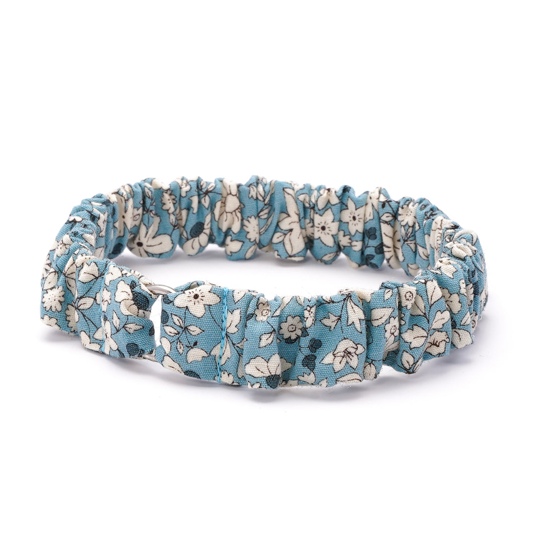 シュシュ猫首輪 シャン・ド・フルール ブルー