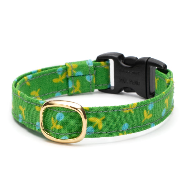 Cat Collar: Moda Ruby Star - Green Cat Collar: Moda Ruby Star - Green
