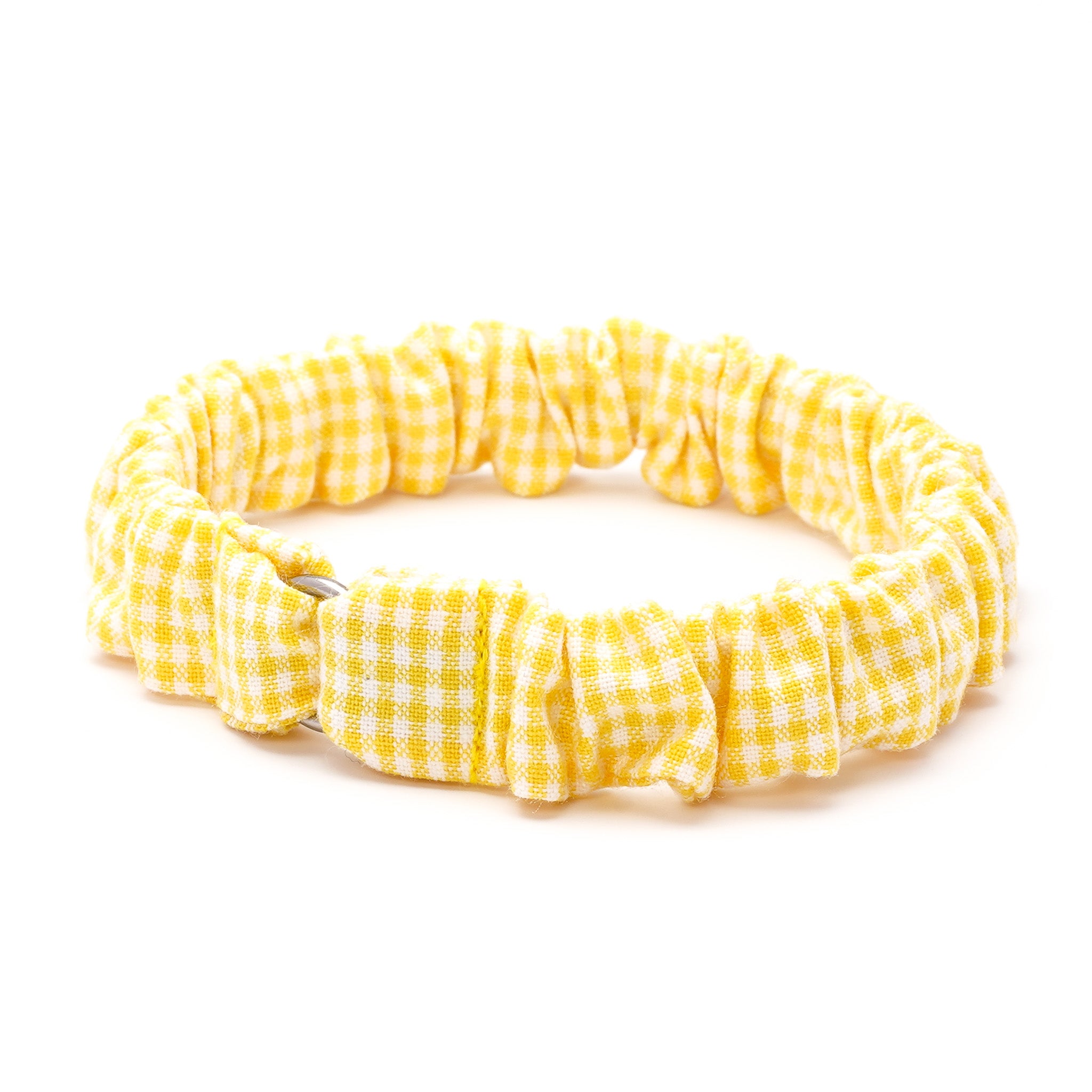 クリームイエローフラワー、短毛シュシュ、わんちゃん猫ちゃん用 クリームイエローフラワー、短毛シュシュ、わんちゃん猫ちゃん用