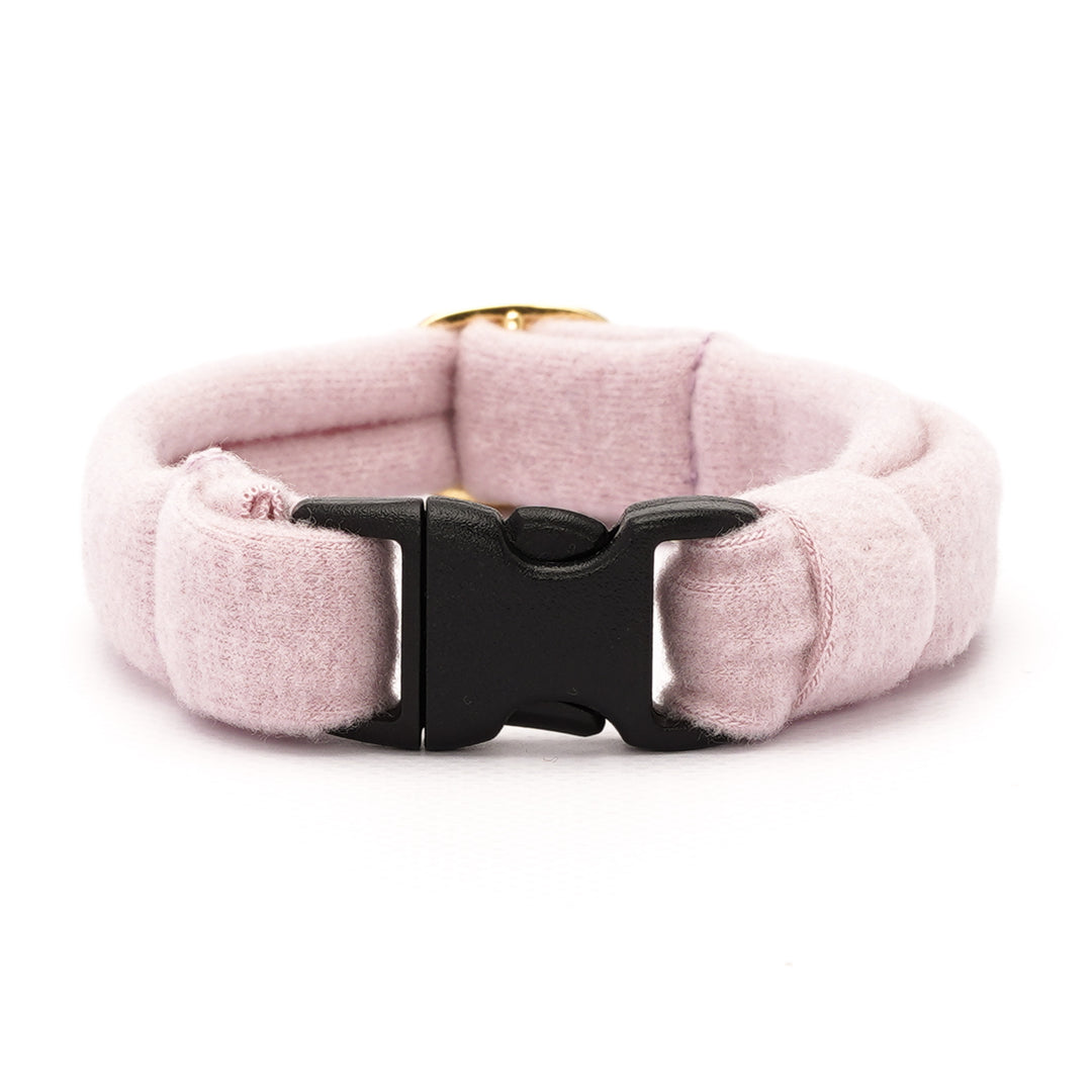 ウルトラストレッチ猫首輪 無地 ライトピンク