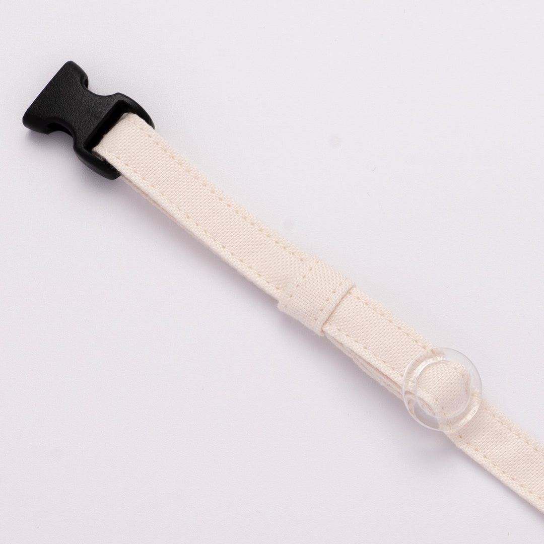 猫首輪 オールコットン・金属アレルギー対応 無着色