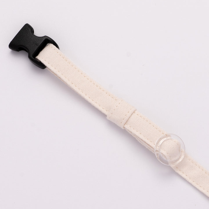 猫首輪 オールコットン・金属アレルギー対応 無着色