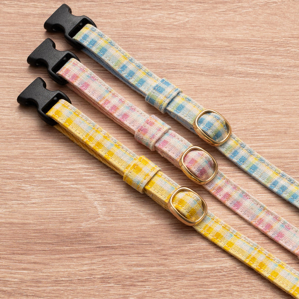 グラフィック猫首輪 春色チェック コンプリートセット【限定モデル】 グラフィック猫首輪 春色チェック コンプリートセット【限定モデル】