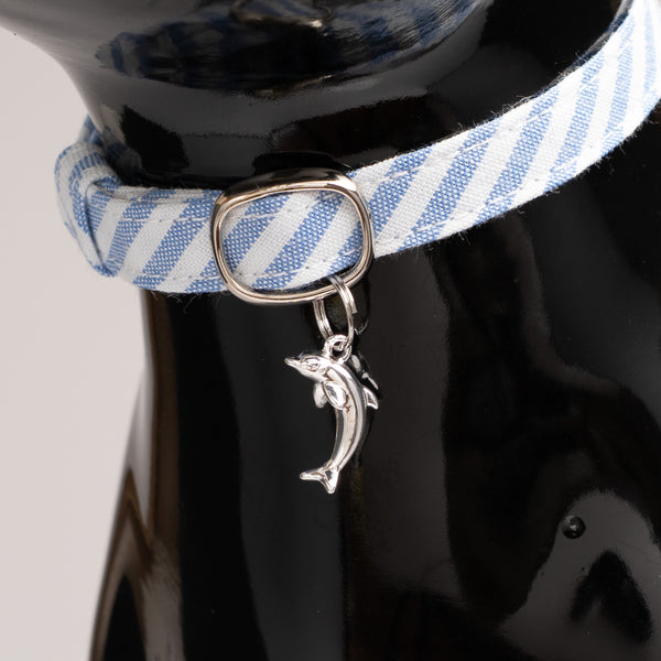 Dolphin charm for cat collar Dolphin charm for cat collar