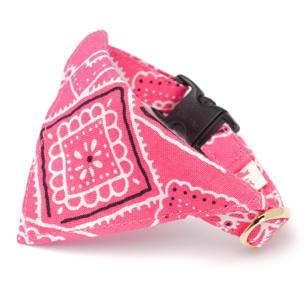 ピンク ペイズリー シュシュ バンダナ柄 バンダナ柄 リボンシュシュ 全