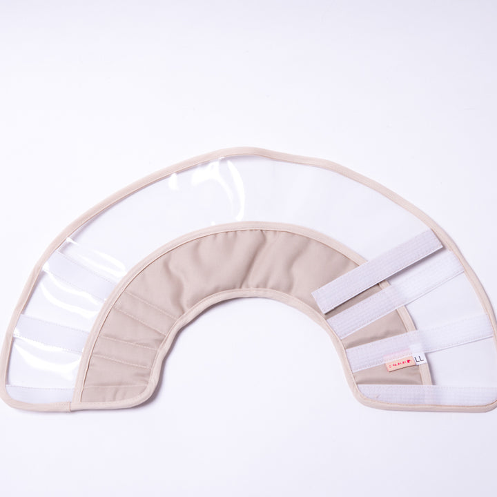 軽くて柔らかい猫用エリザベスカラー 視界良好タイプ