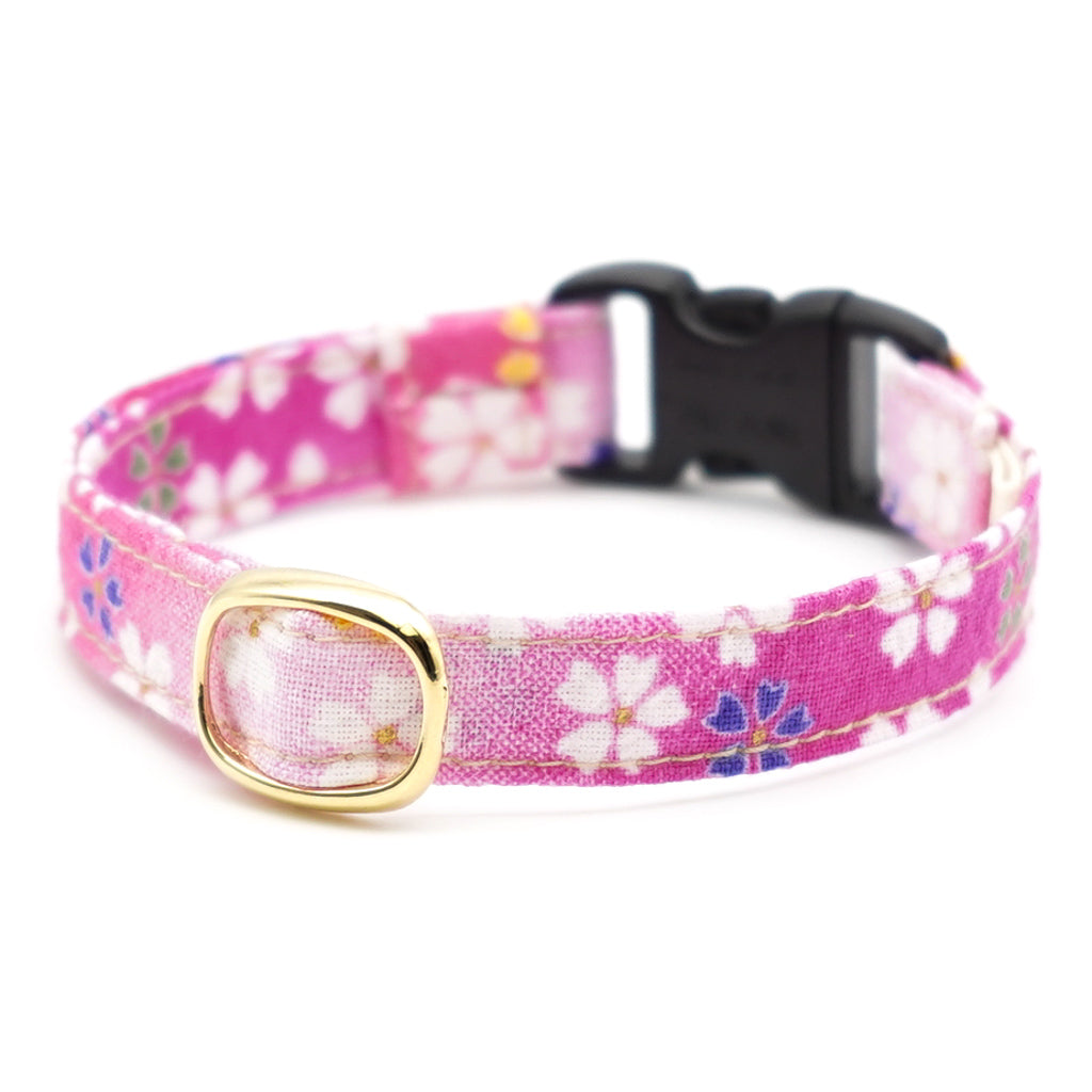 猫首輪 はんなり桜 ピンク|ぽぽねこ公式オンラインショップ 猫首輪 はんなり桜 ピンク|ぽぽねこ公式オンラインショップ